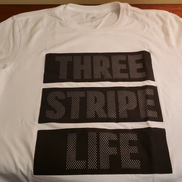 Adidas Three Stripe Life T-shirt - Picture 2 of 4